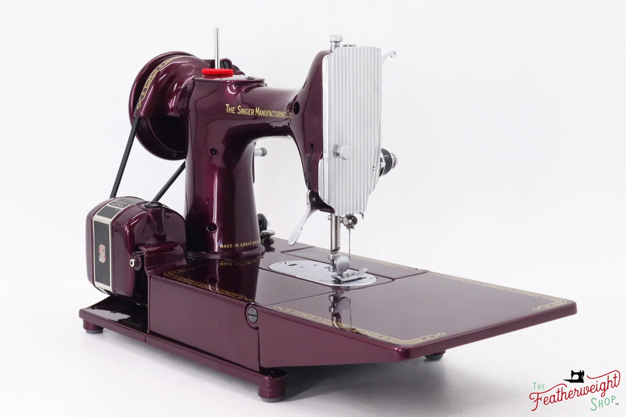 Singer Featherweight 222K - EJ9133** - Fully Restored in Star Garnet - Image 6