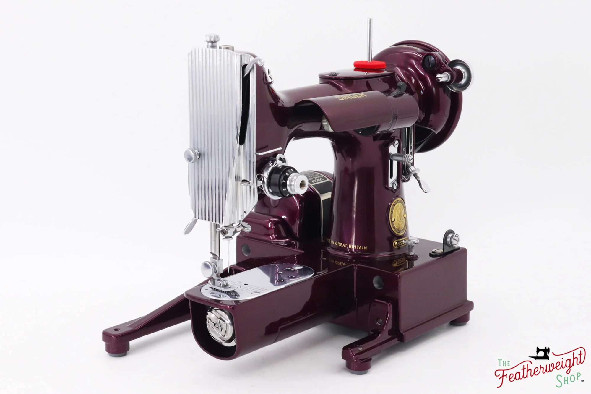 Singer Featherweight 222K - EJ9133** - Fully Restored in Star Garnet - Image 8