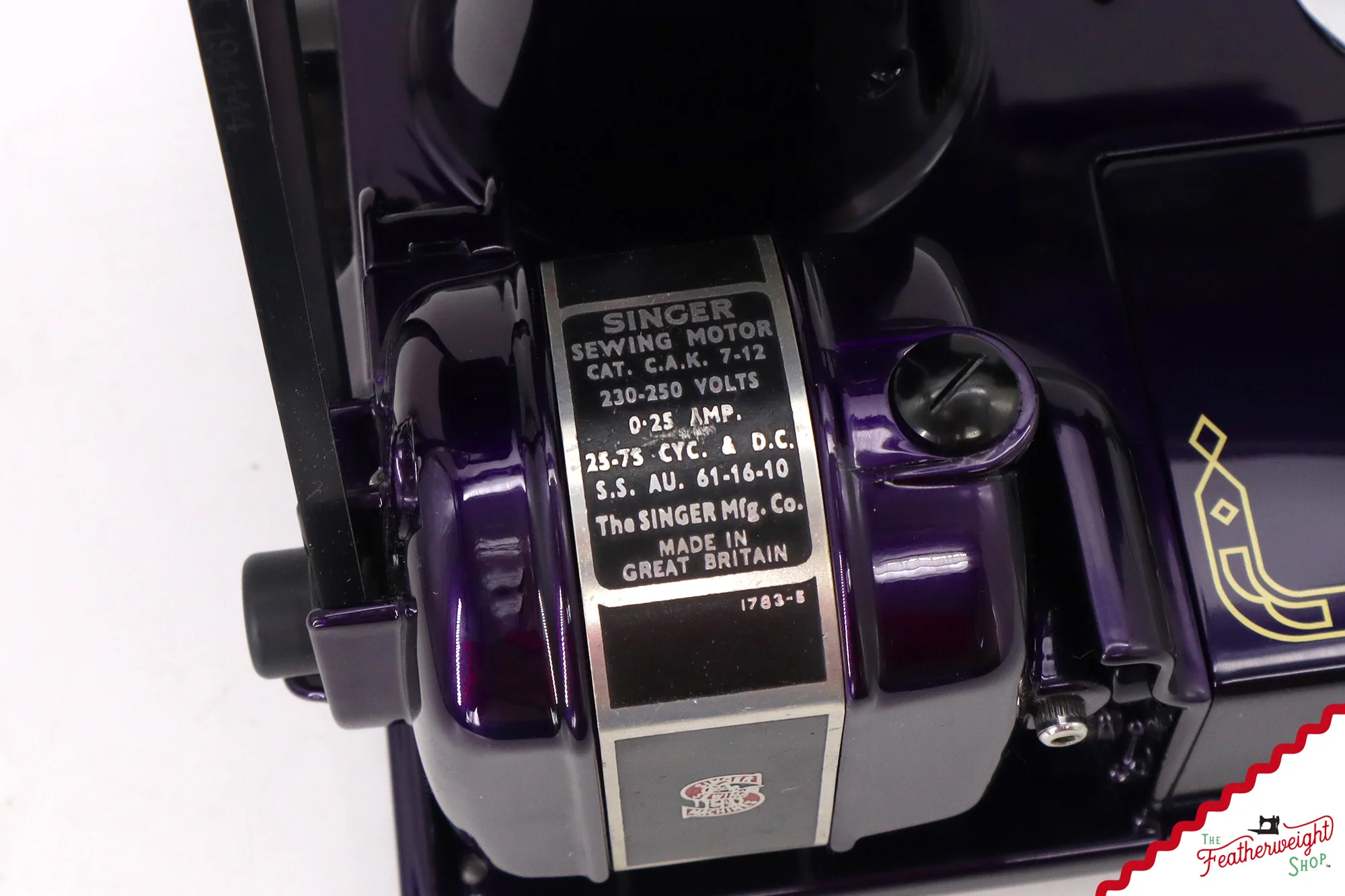 Singer Featherweight 222K - EJ91365* - Fully Restored in Black Iris - Image 18