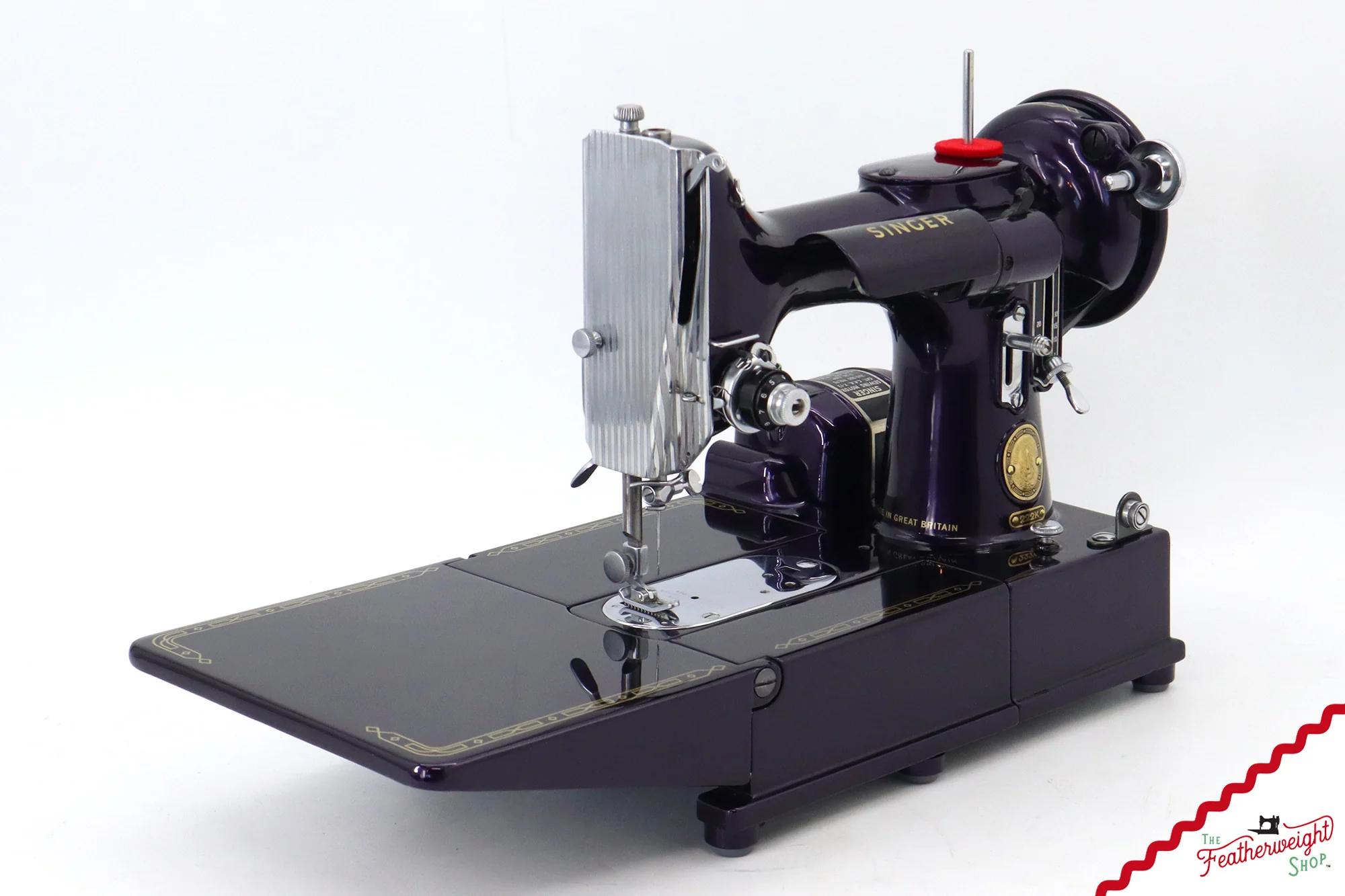 Singer Featherweight 222K - EJ91365* - Fully Restored in Black Iris - Image 6