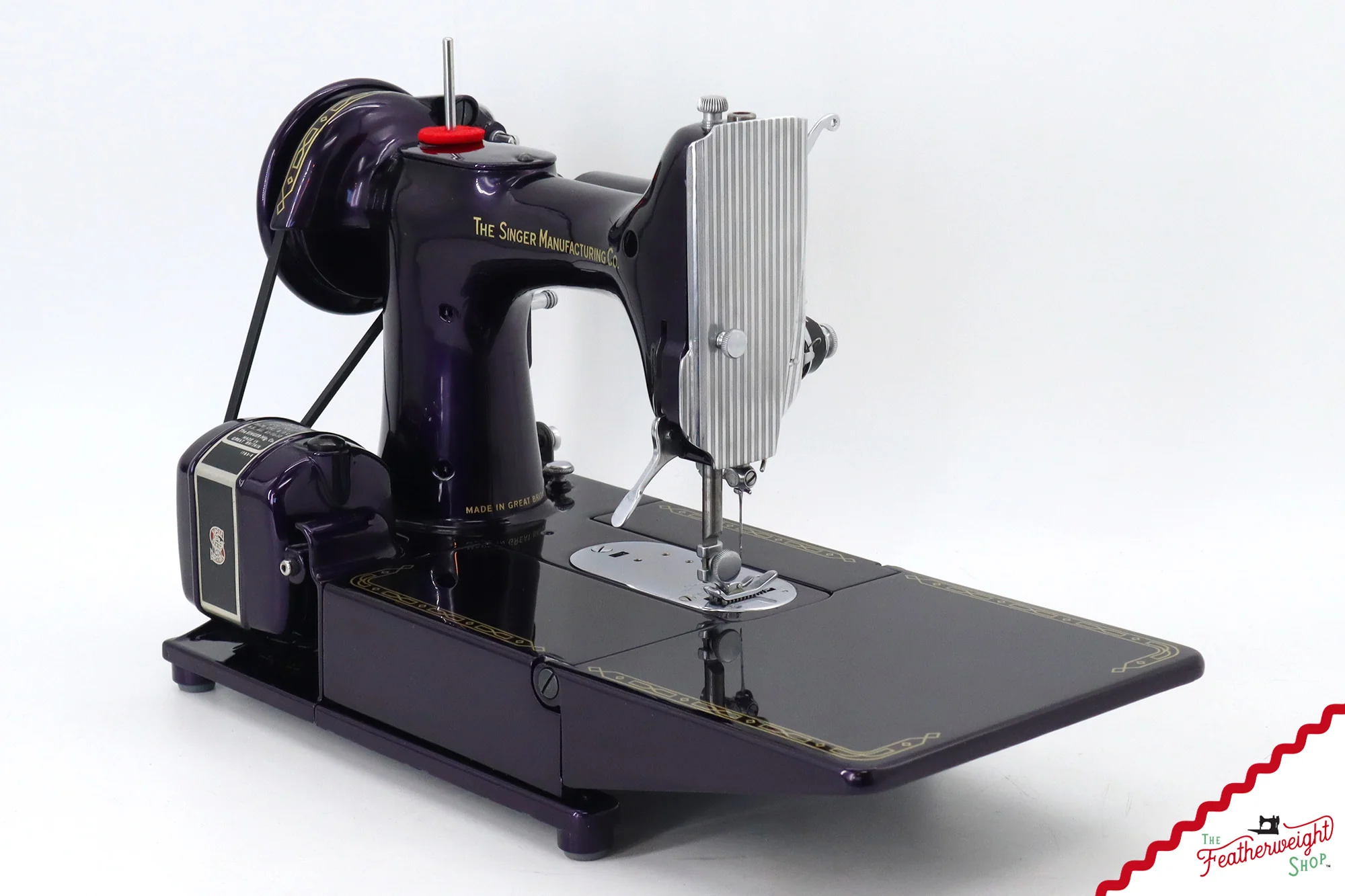 Singer Featherweight 222K - EJ91365* - Fully Restored in Black Iris - Image 8
