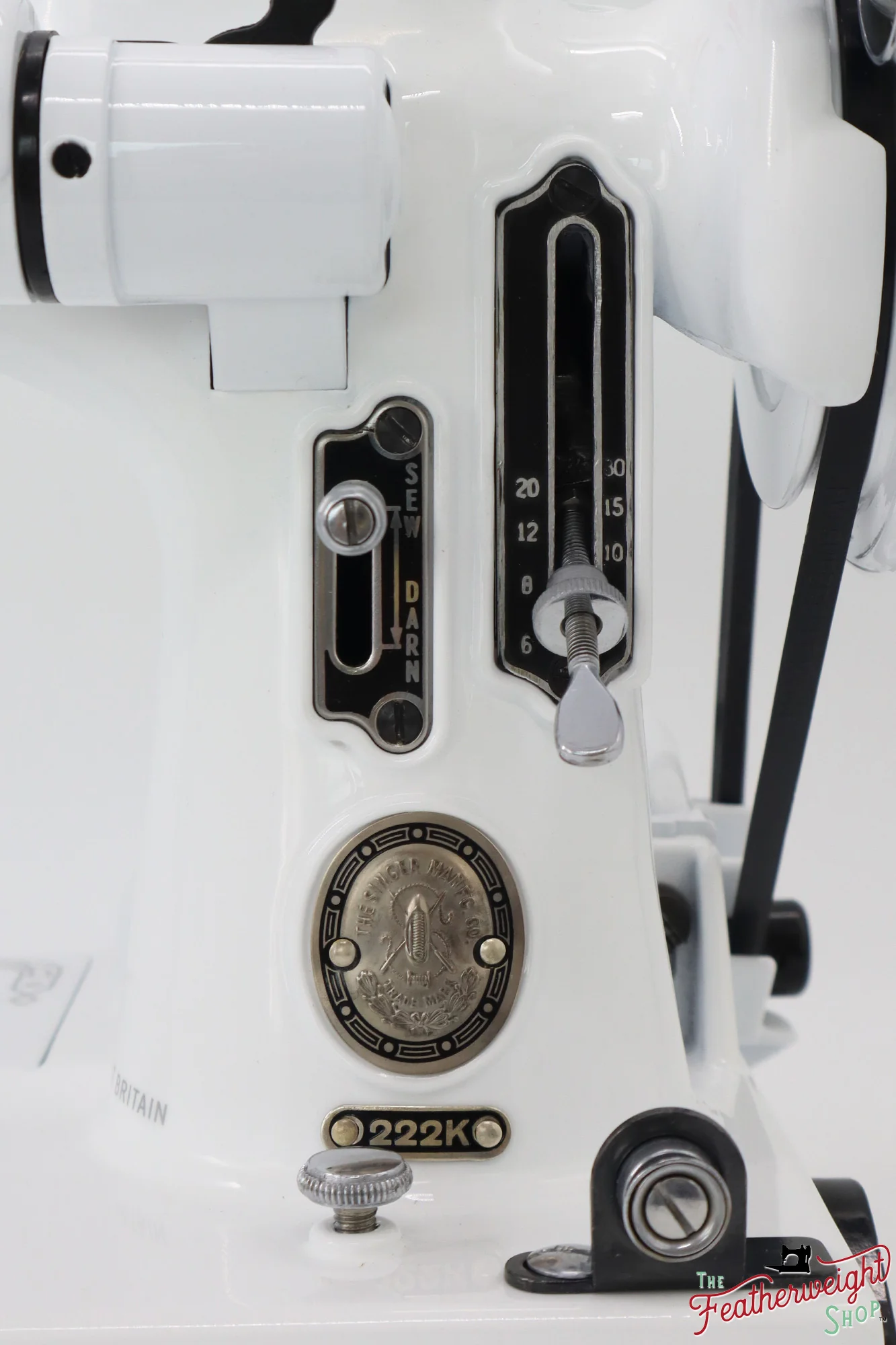 Singer Featherweight 222K - EJ915*** - Fully Restored in White - Image 16