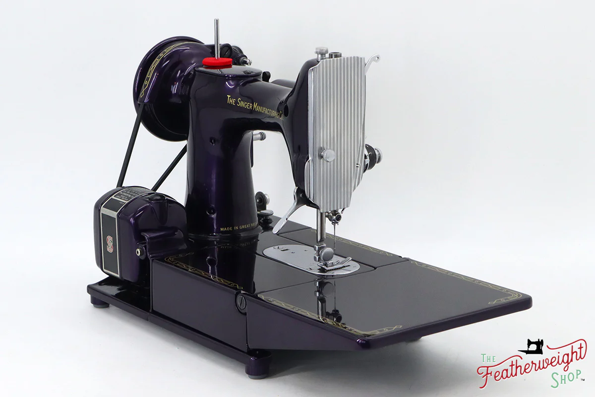 Singer Featherweight 222K - EJ9170** - Fully Restored in Black Iris - Image 8