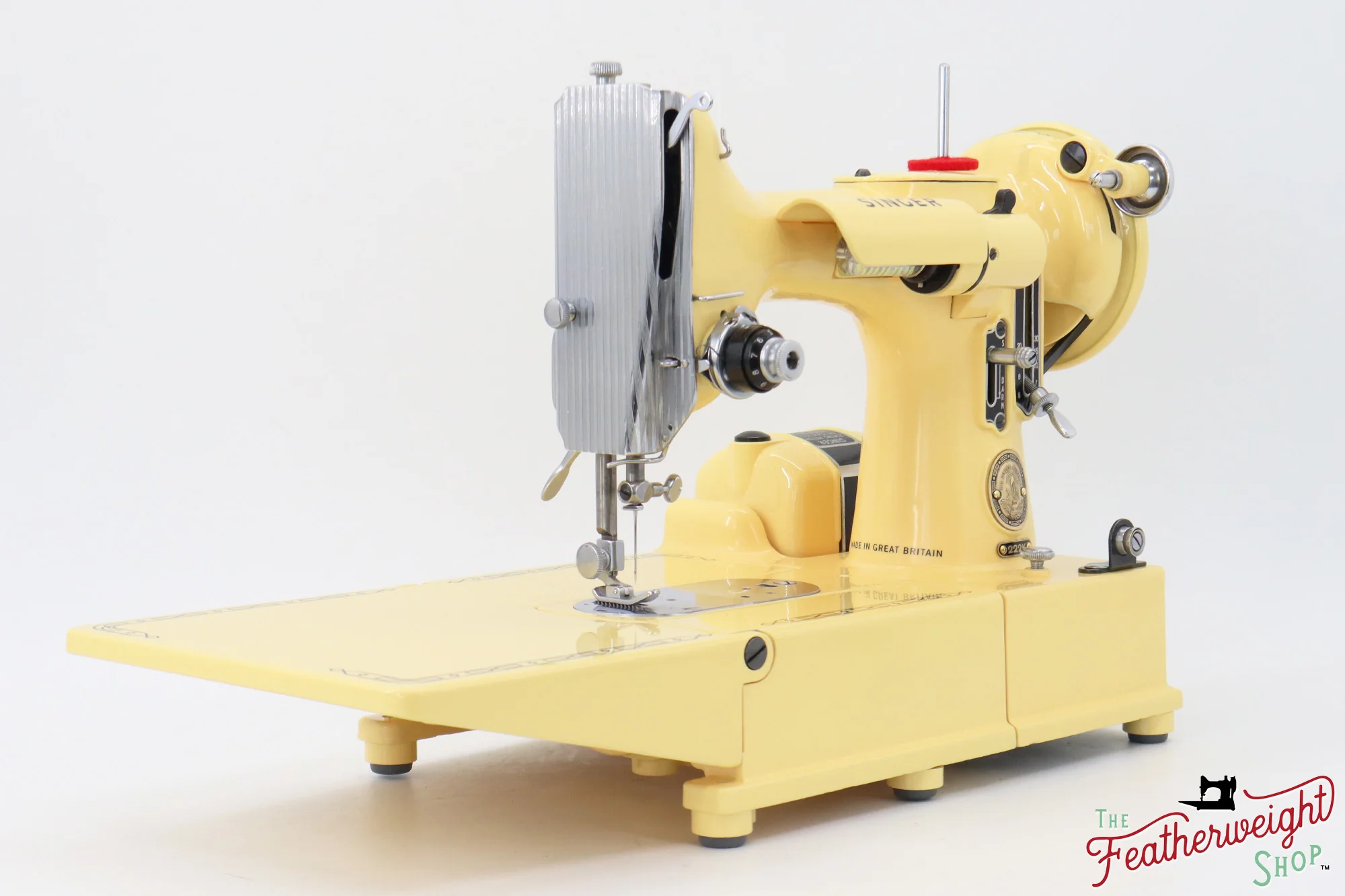 Singer Featherweight 222K - EK3264** - Fully Restored in Happy Yellow - Image 3
