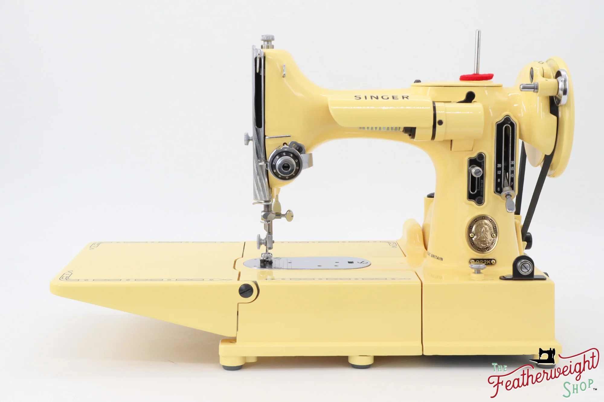 Singer Featherweight 222K - EK3264** - Fully Restored in Happy Yellow - Image 6
