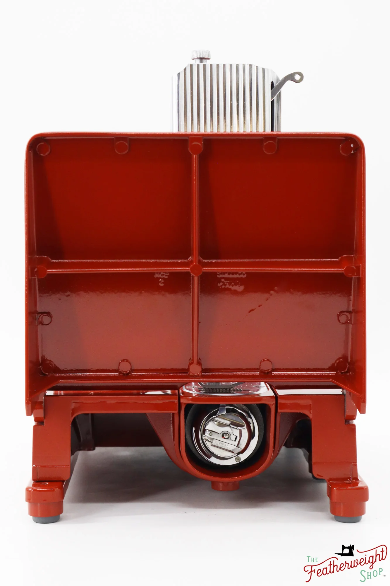 Singer Featherweight 222K - EK6335** - Fully Restored in Brick Red - Image 6