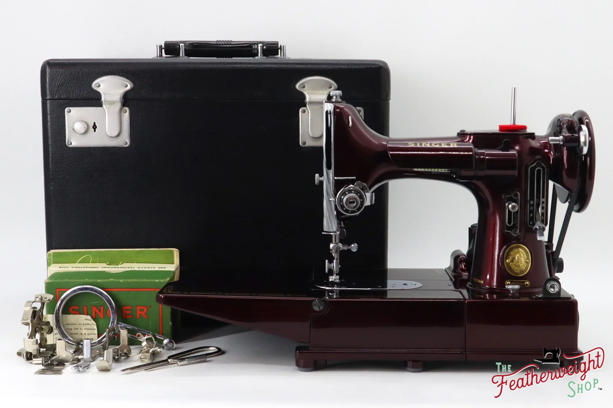 Singer Featherweight 222K - EK6354** - Fully Restored in Brandywine - Image 2