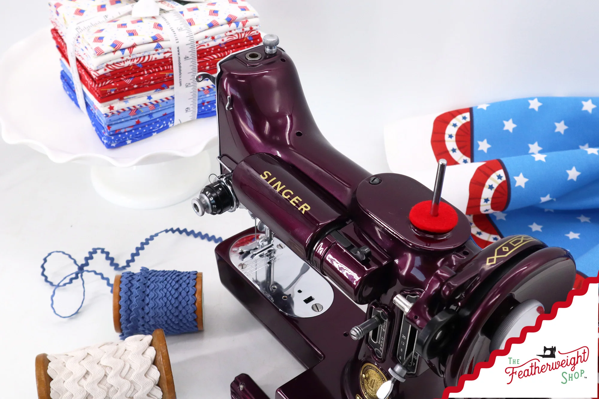 Singer Featherweight 222K - EL1842** - Fully Restored in Star Garnet - Image 14
