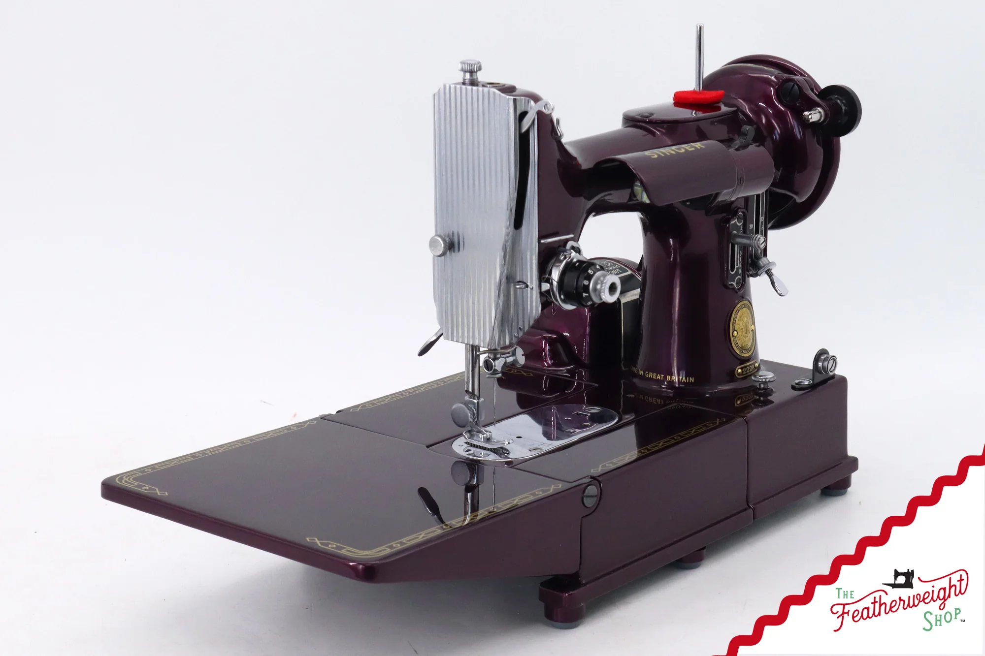 Singer Featherweight 222K - EL1842** - Fully Restored in Star Garnet - Image 5