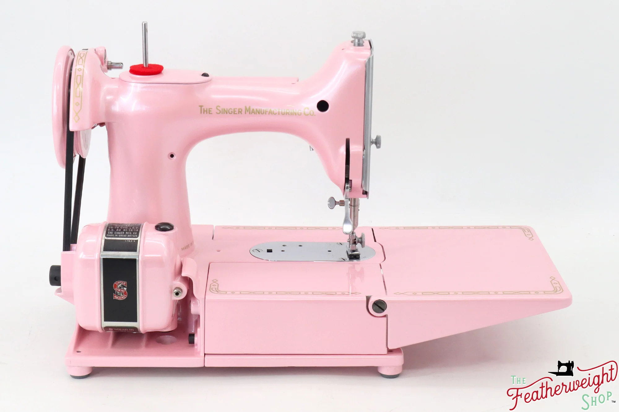 Singer Featherweight 222K - EM9594** - Fully Restored in Pink Frosting - Image 10