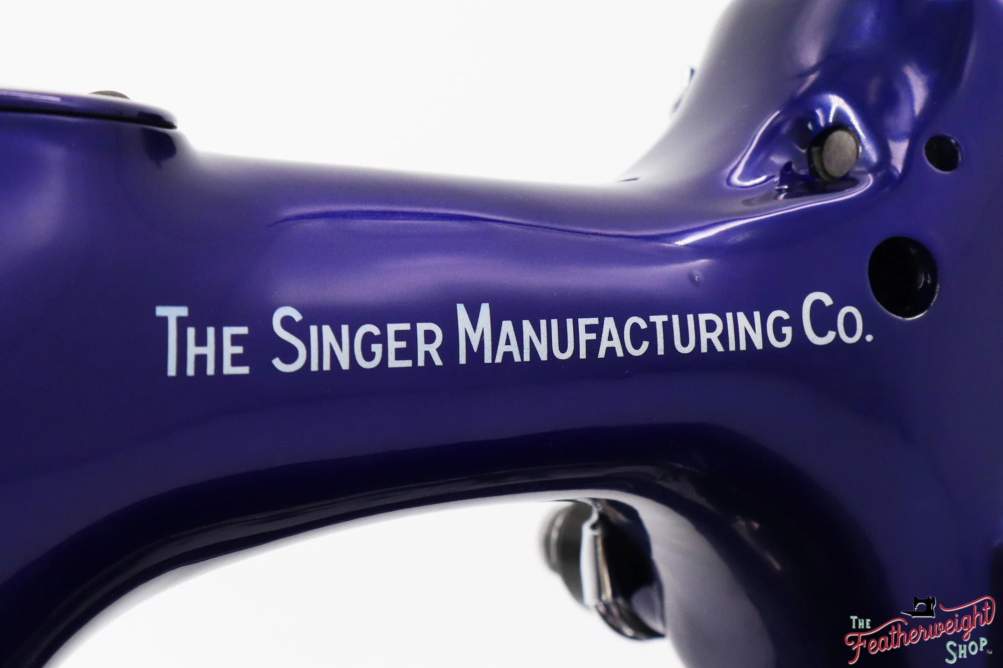 Singer Featherweight 222K Red 'S' - EP7595** - Fully Restored in Cobalt Blue - Image 16