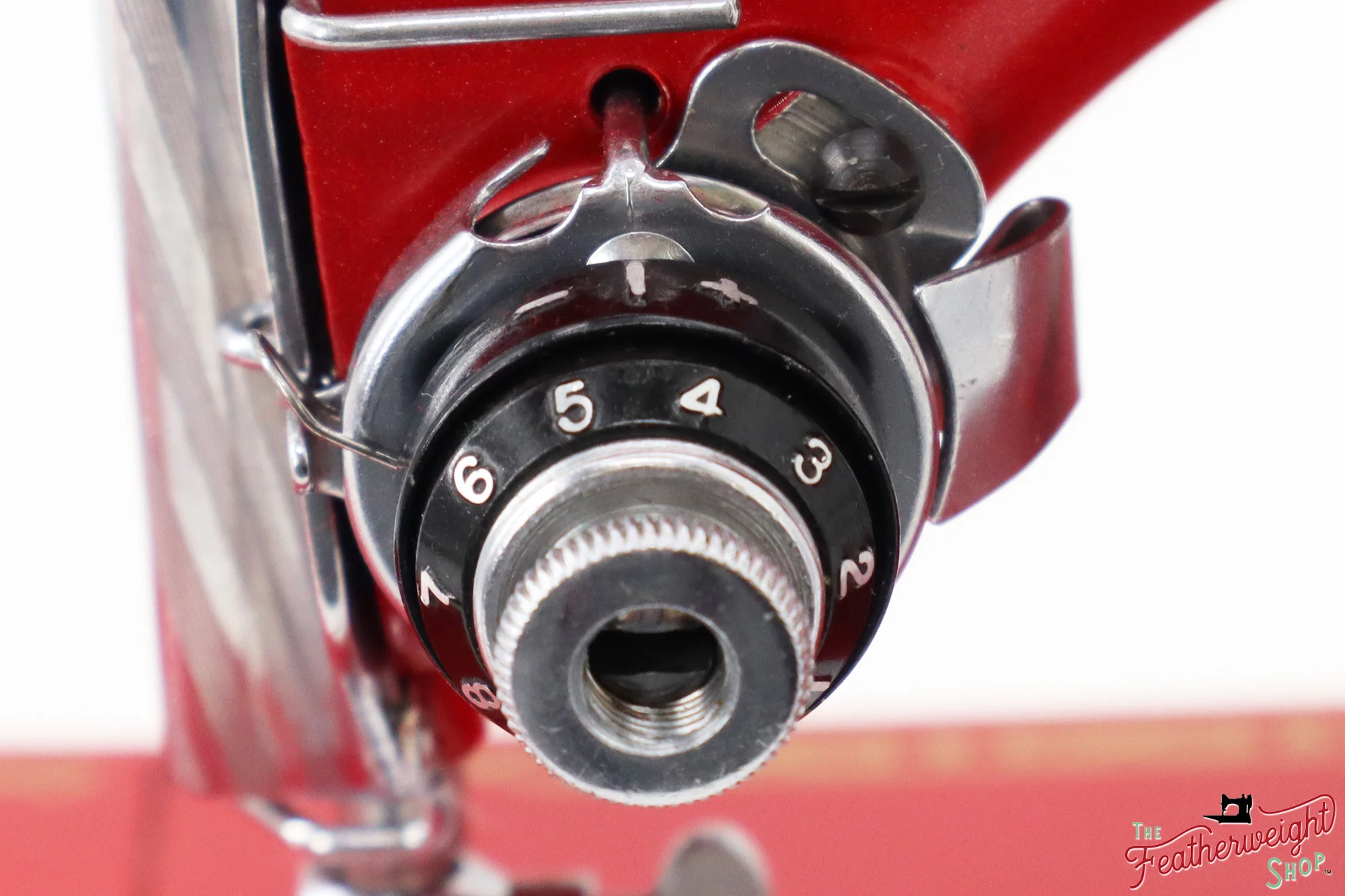 Singer Featherweight 222K Red 'S' - ES1660** - Fully Restored in Candy Apple Red - Image 18