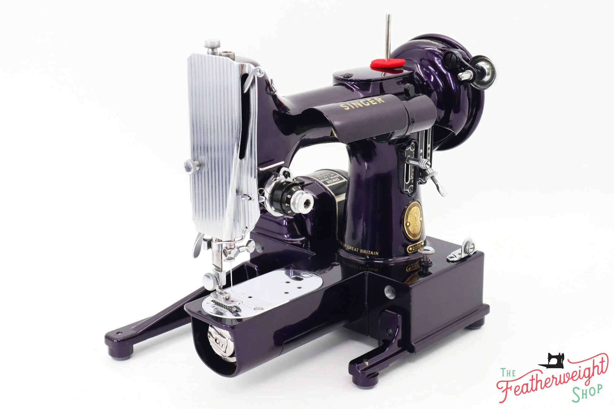 Singer Featherweight 222K Sewing Machine EJ26916* - Fully Restored in Black Iris - Image 2