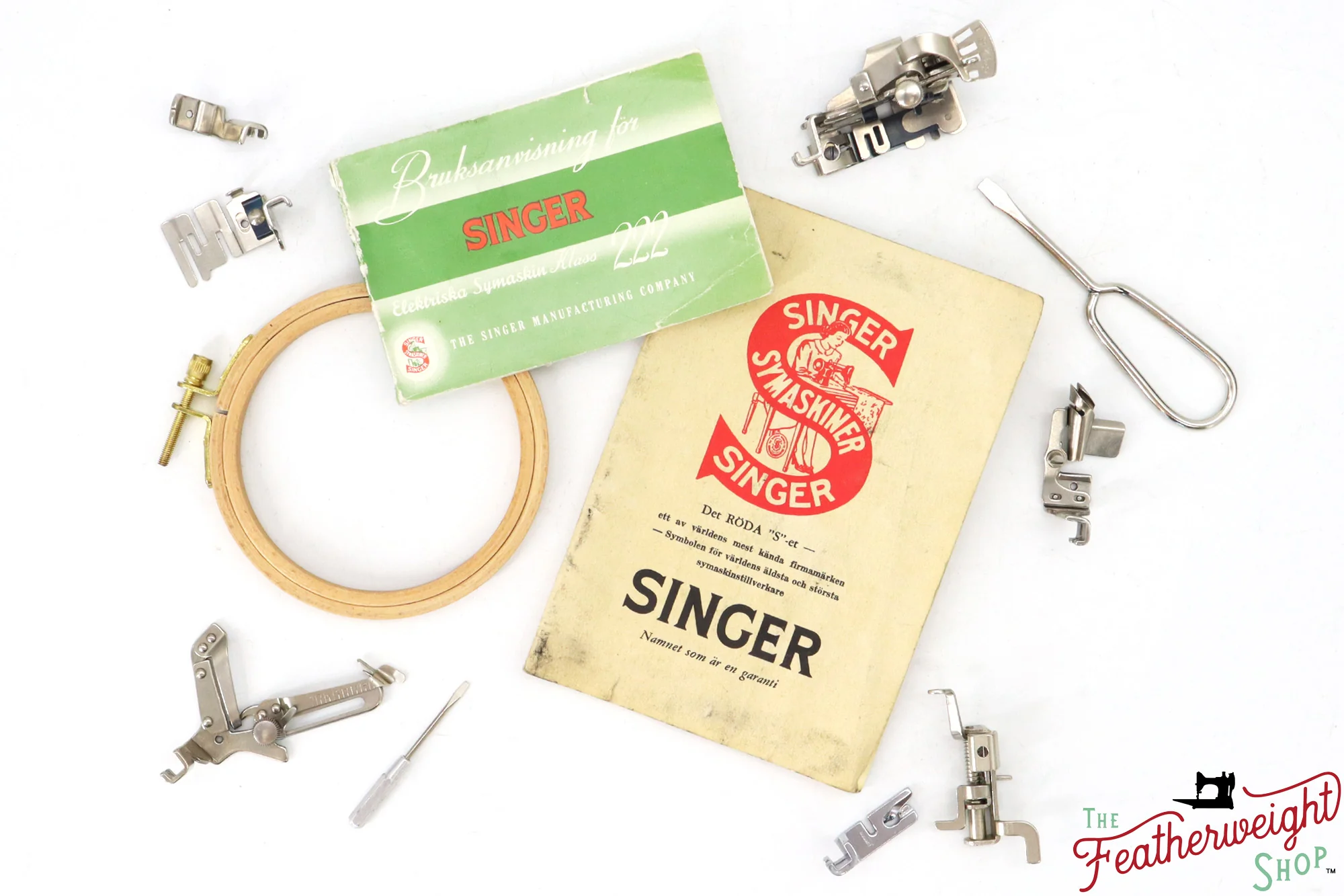 Singer Featherweight 222K Sewing Machine - EJ26917*, 1953 - Sweden - Image 2