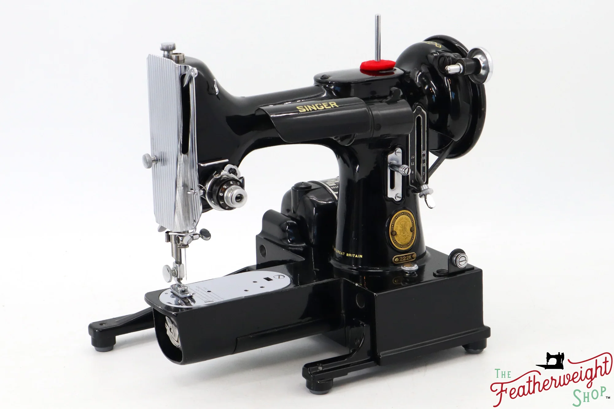 Singer Featherweight 222K Sewing Machine - EJ26917*, 1953 - Sweden - Image 3