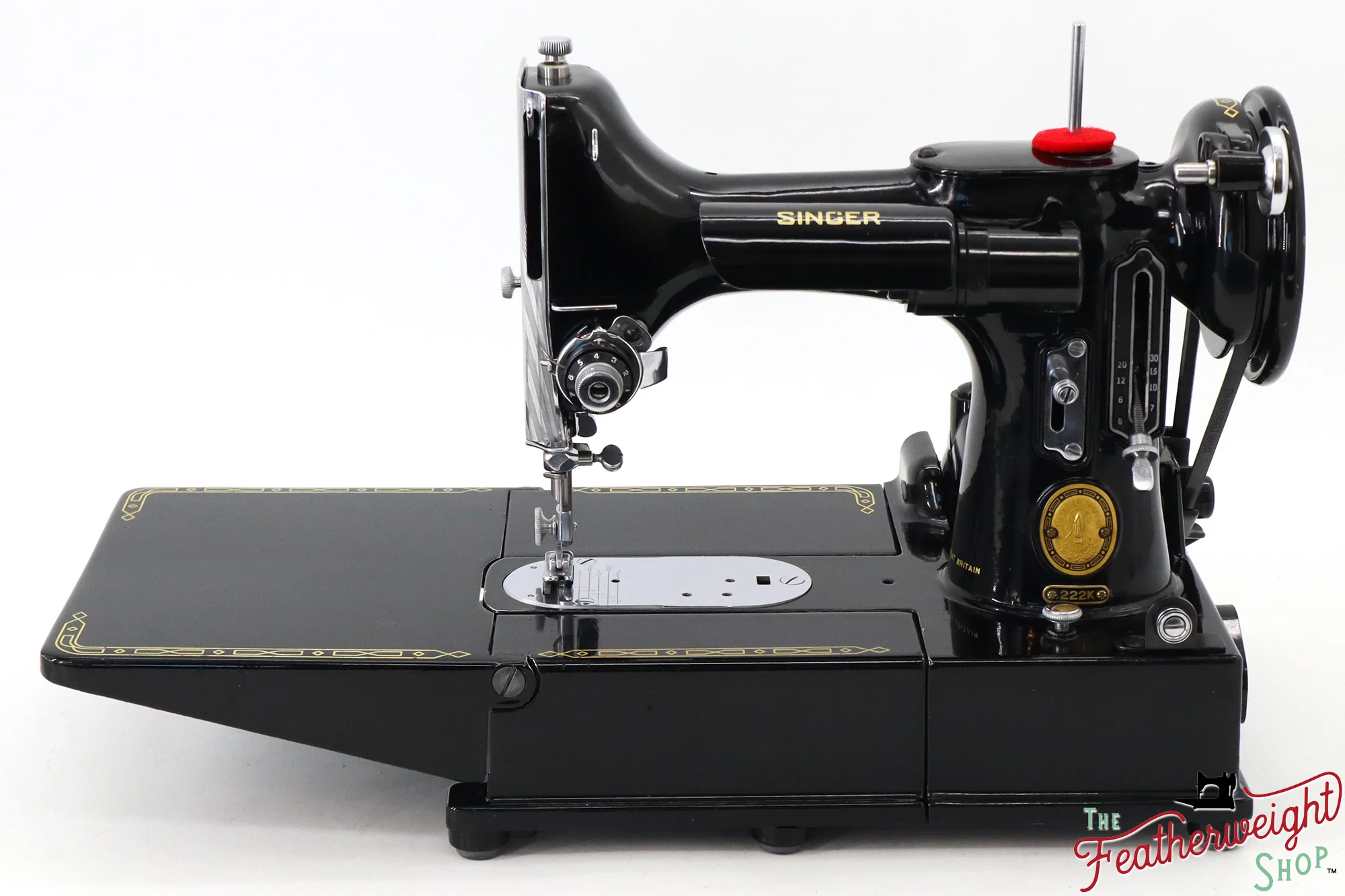 Singer Featherweight 222K Sewing Machine - EJ26917*, 1953 - Sweden - Image 4
