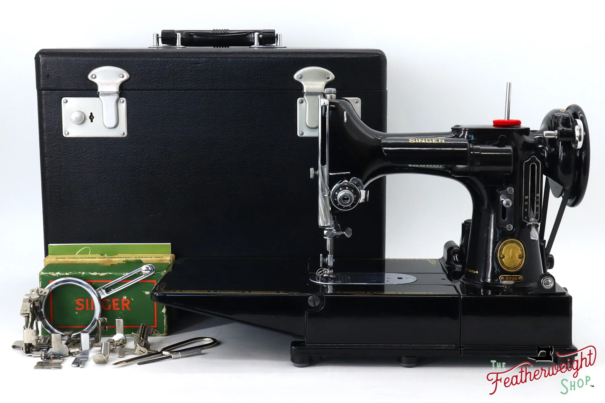 Singer Featherweight 222K Sewing Machine - EJ26917*, 1953 - Image 2