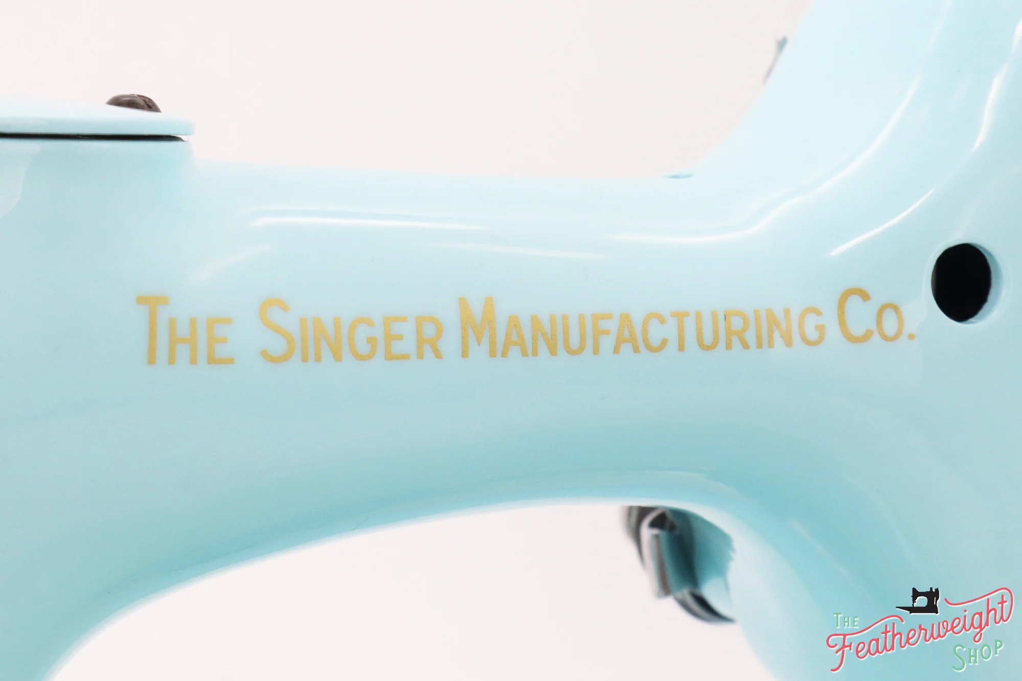 Singer Featherweight 222K Sewing Machine EJ26918* - Fully Restored in Snowflake Blue - Image 13