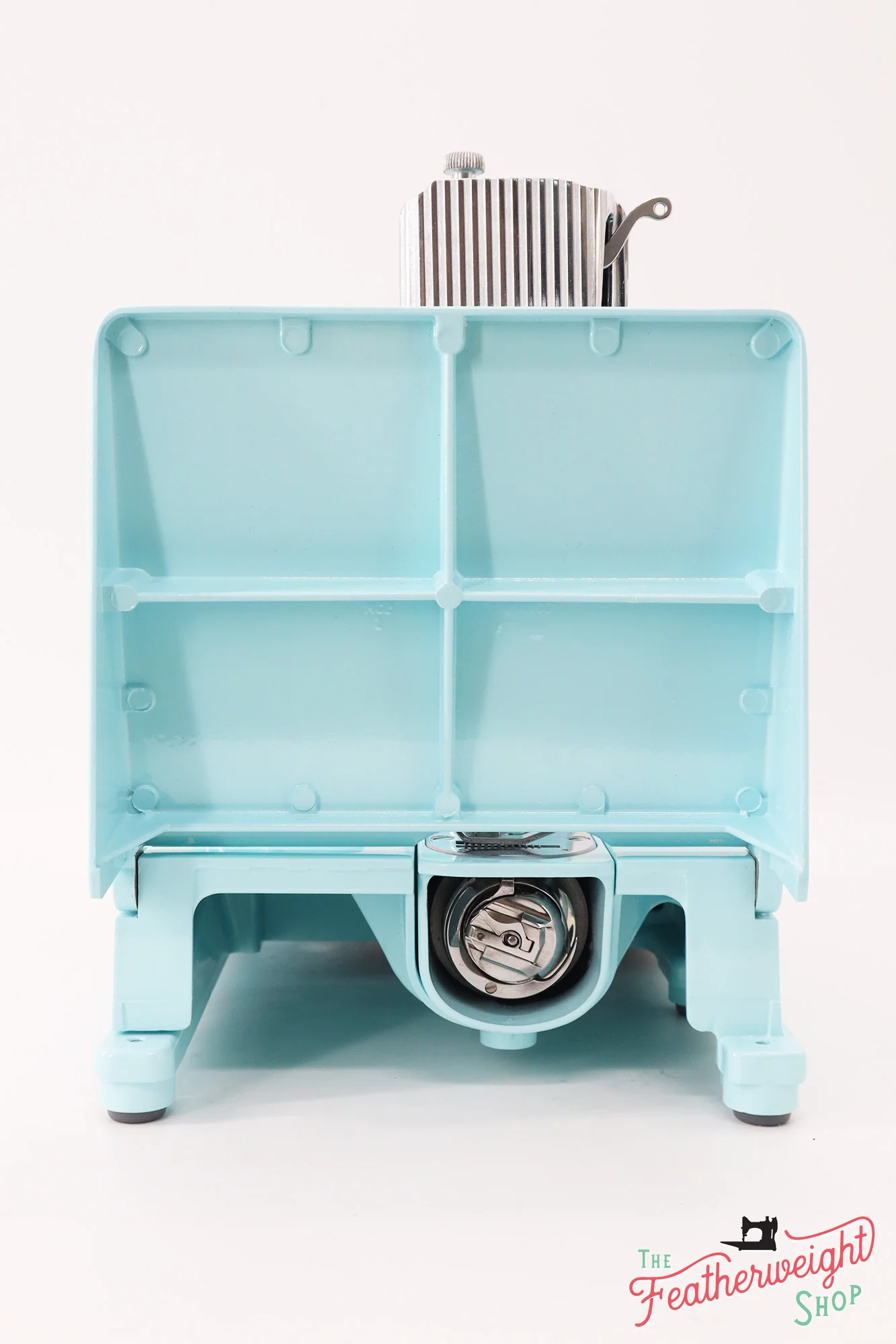 Singer Featherweight 222K Sewing Machine EJ26918* - Fully Restored in Snowflake Blue - Image 6