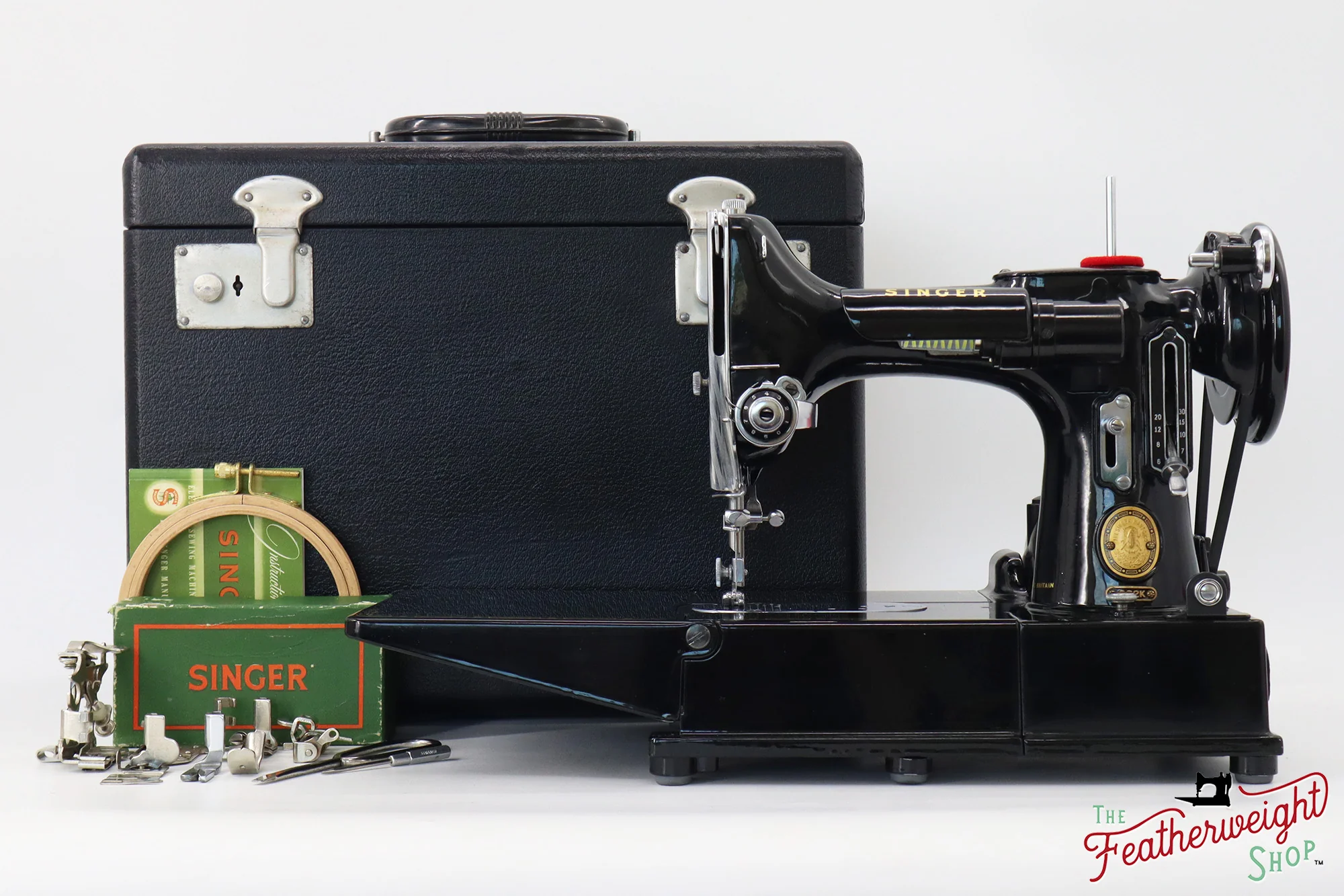 Singer Featherweight 222K Sewing Machine - EJ2694**, 1953 - Image 3