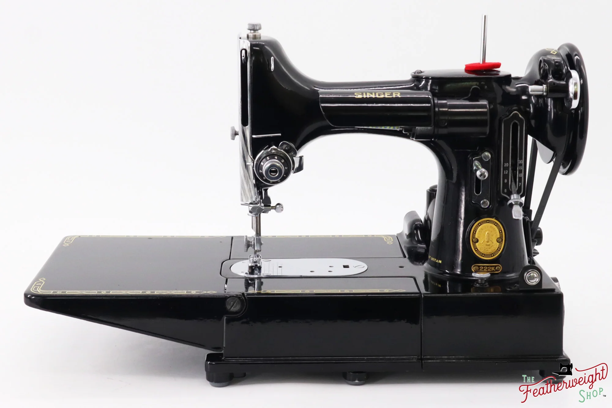 Singer Featherweight 222K Sewing Machine - EJ2696**, 1953 - Image 3