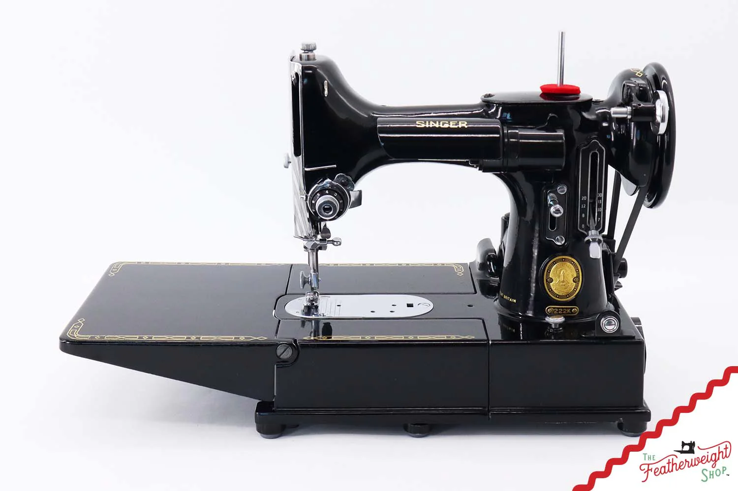 Singer Featherweight 222K Sewing Machine - EJ27048*, 1953 - Image 3