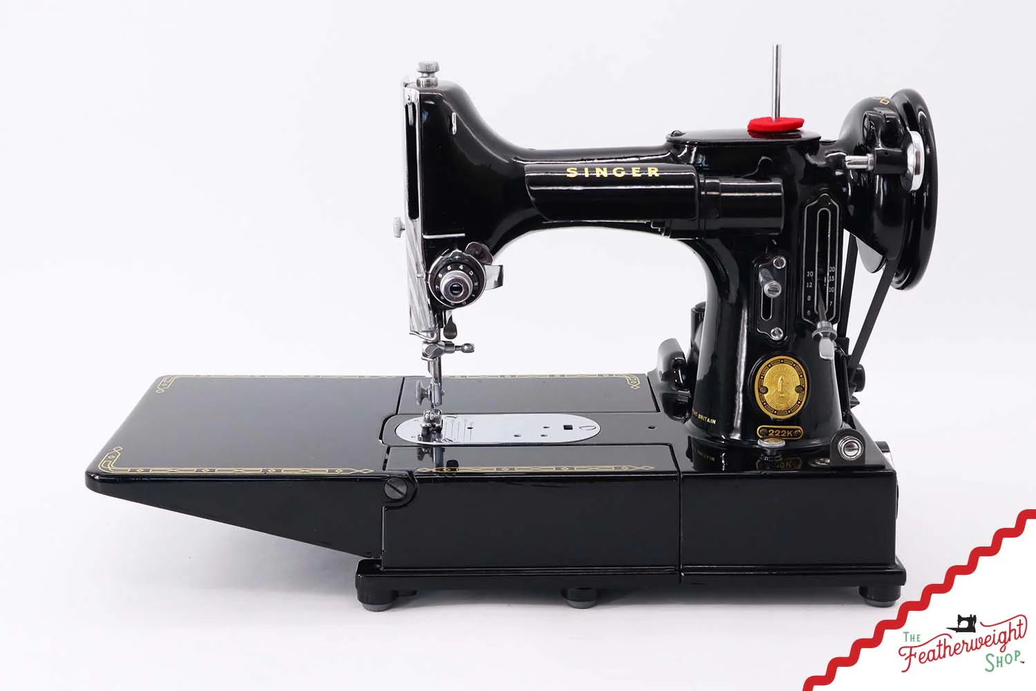 Singer Featherweight 222K Sewing Machine - EJ62070*, 1954 - Image 2