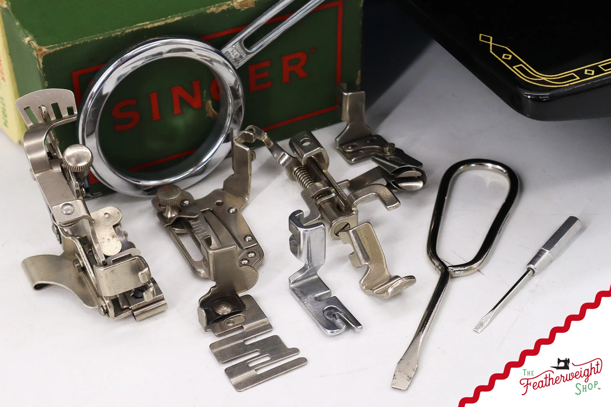 Singer Featherweight 222K Sewing Machine - EJ9100**, 1954 - Image 19