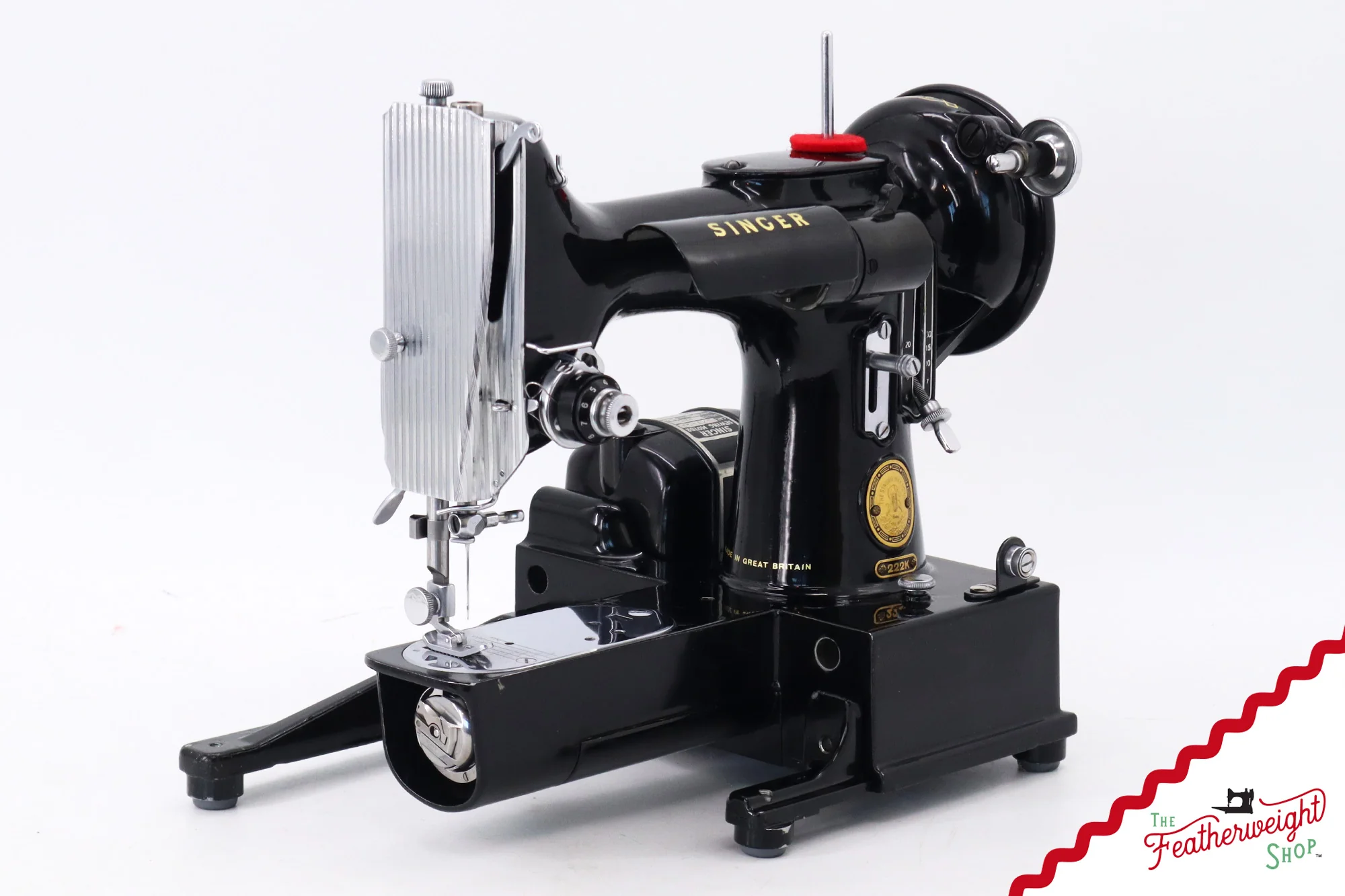 Singer Featherweight 222K Sewing Machine - EJ9100**, 1954 - Image 2