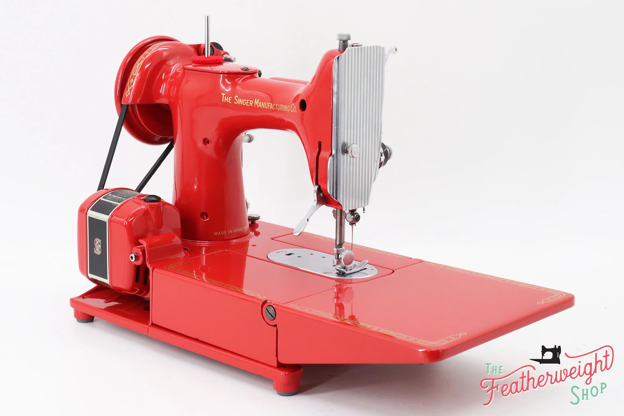 Singer Featherweight 222K Sewing Machine EJ912*** - Fully Restored in Happy Red - Image 8