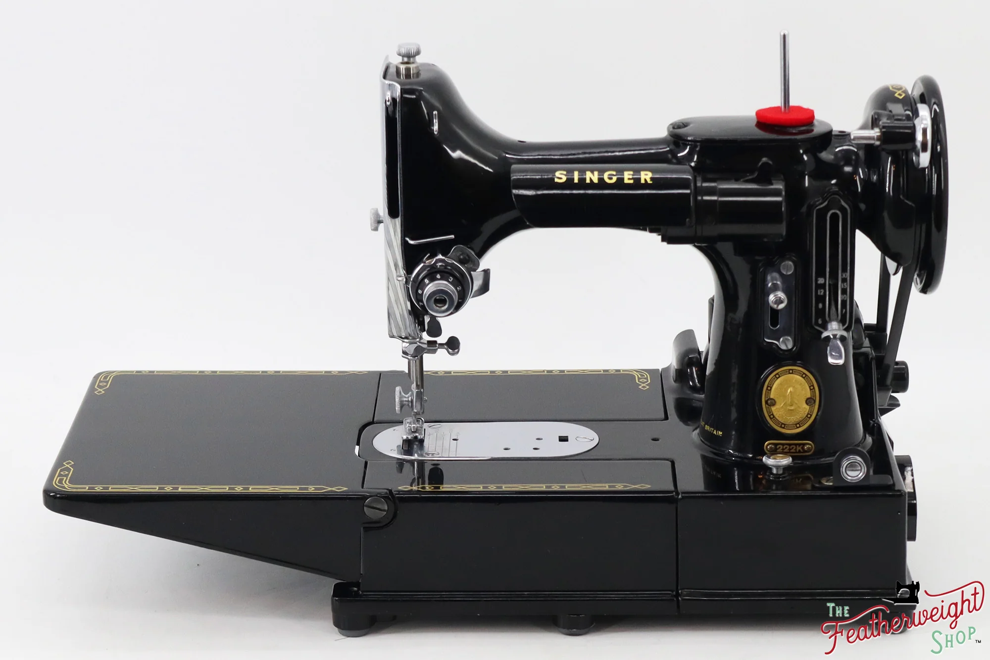 Singer Featherweight 222K Sewing Machine - EJ9136**, 1954 - Image 3