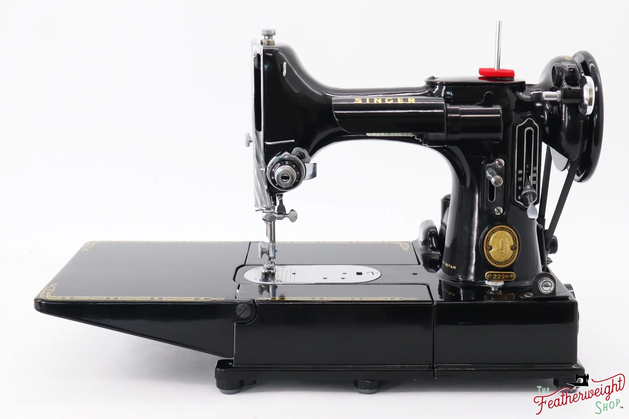 Singer Featherweight 222K Sewing Machine - EJ9163**, 1954 - Image 2