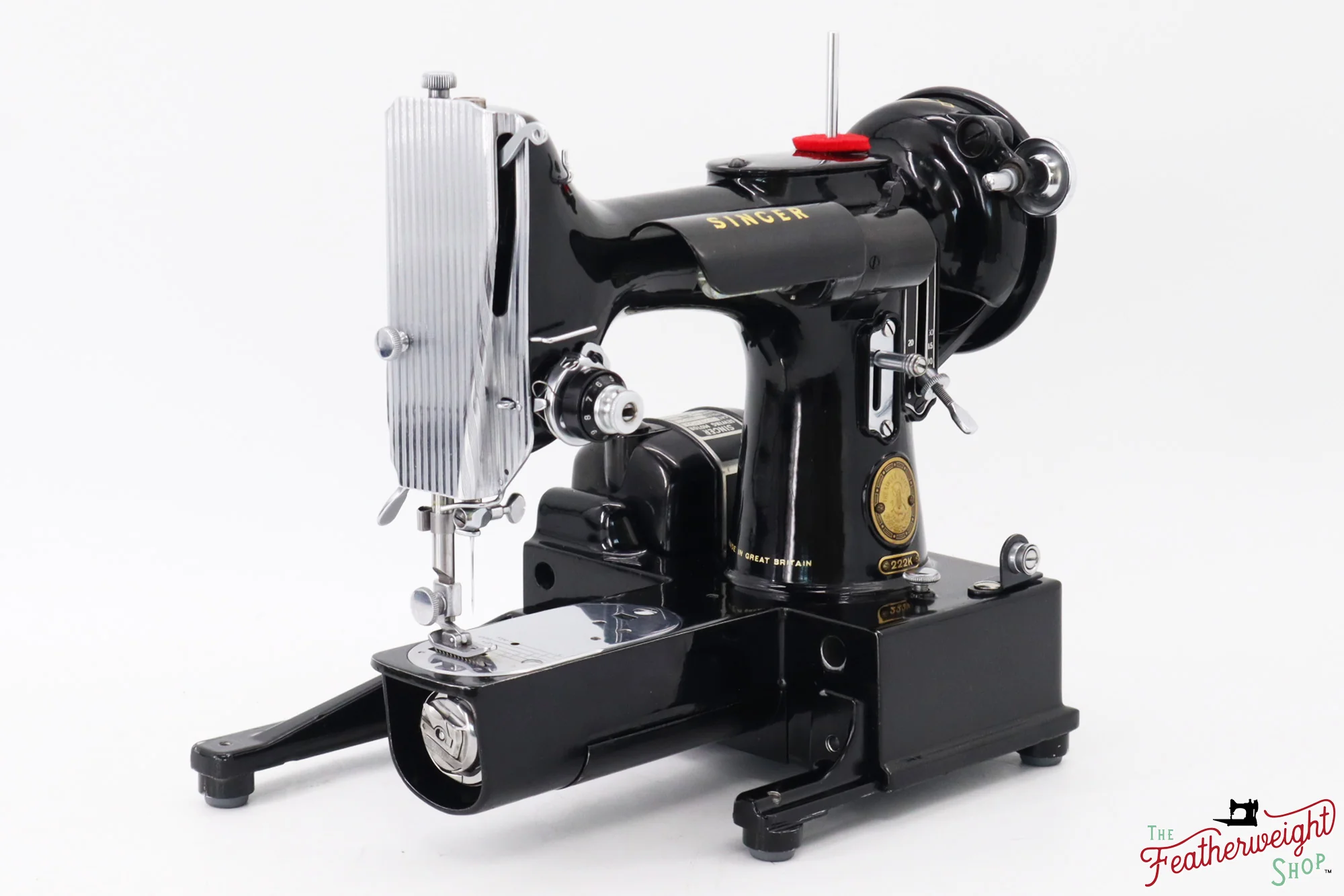 Singer Featherweight 222K Sewing Machine - EJ9163**, 1954 - Image 3