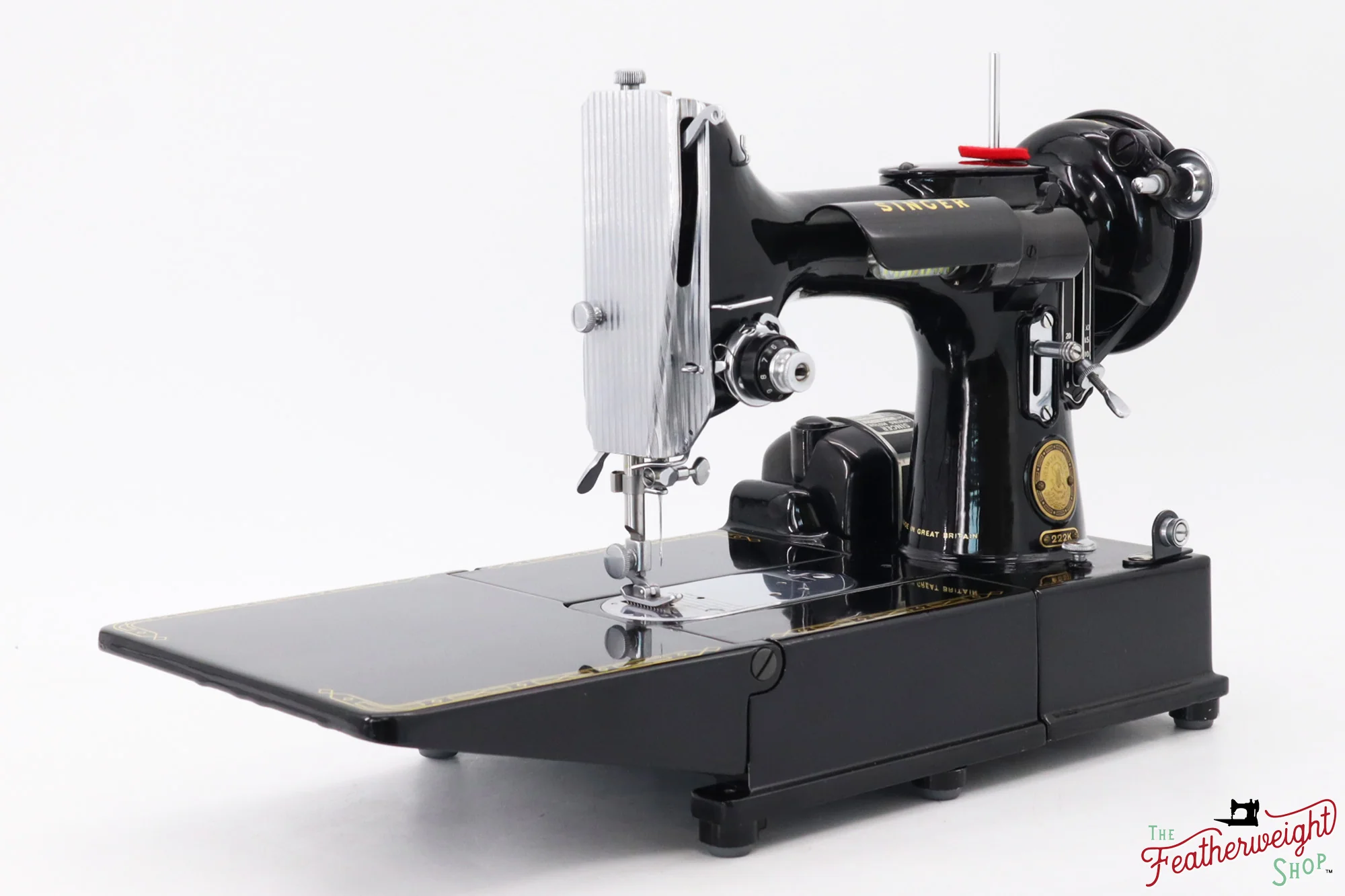 Singer Featherweight 222K Sewing Machine - EJ9163**, 1954 - Image 4
