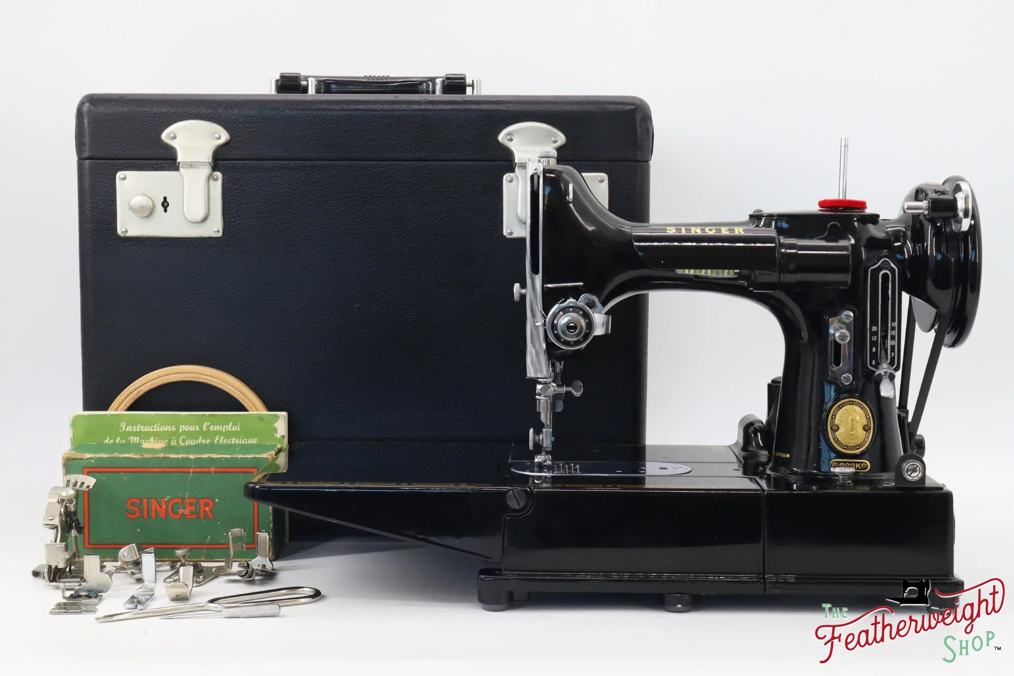 Singer Featherweight 222K Sewing Machine - EJ91651* - 1954 - Image 2