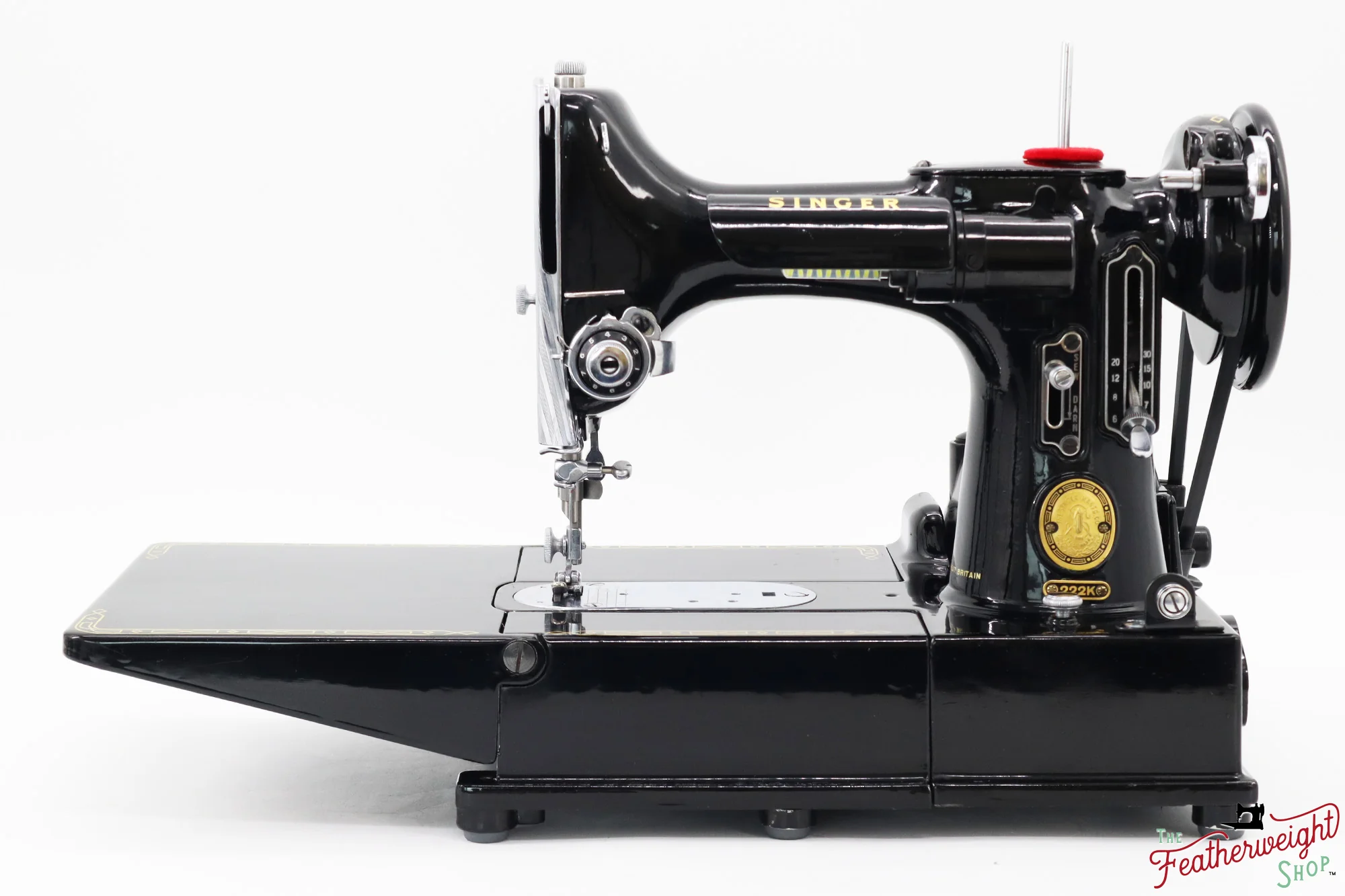 Singer Featherweight 222K Sewing Machine - EK3227**, 1955 - Image 3