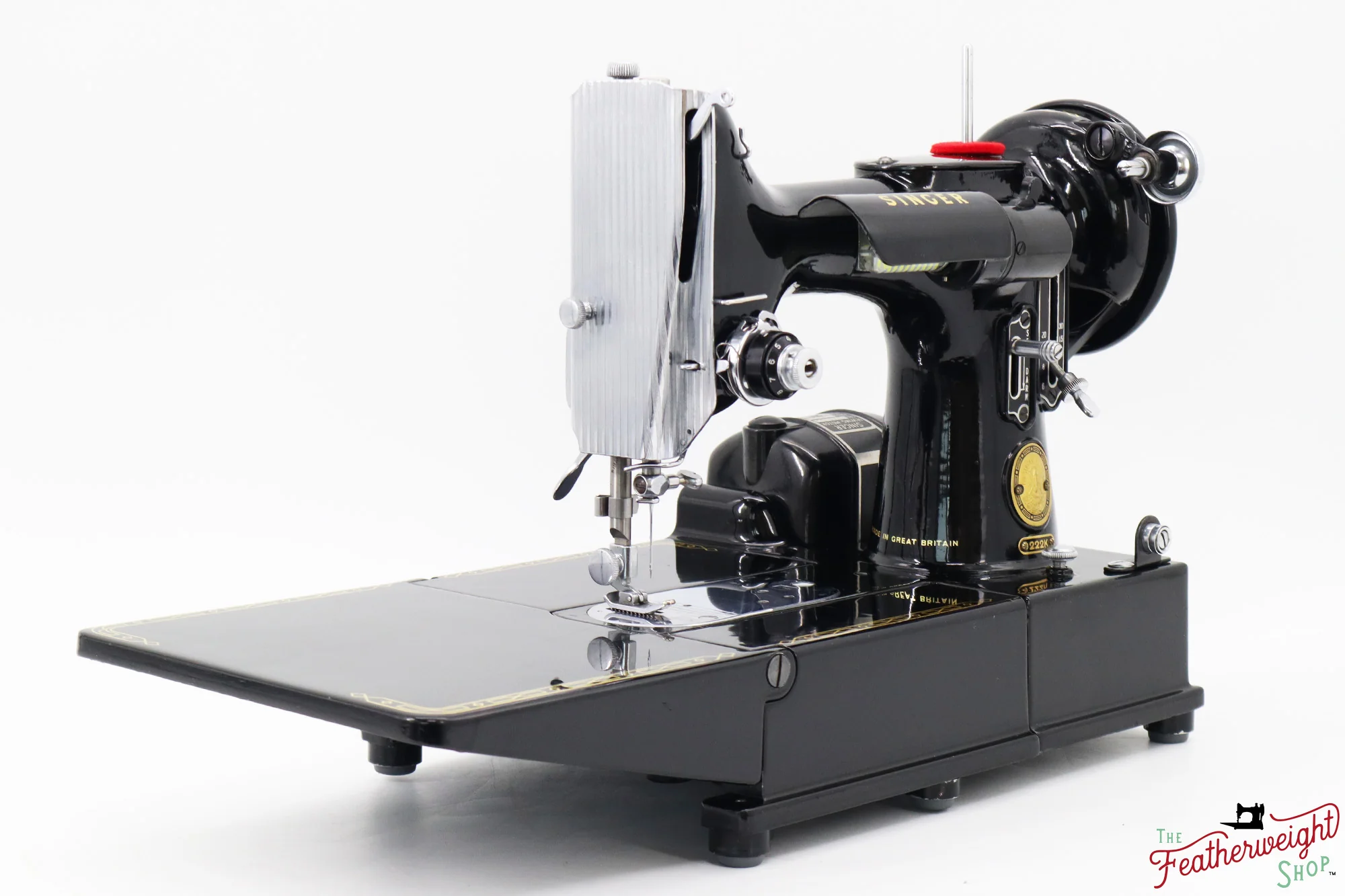 Singer Featherweight 222K Sewing Machine - EK3227**, 1955 - Image 4