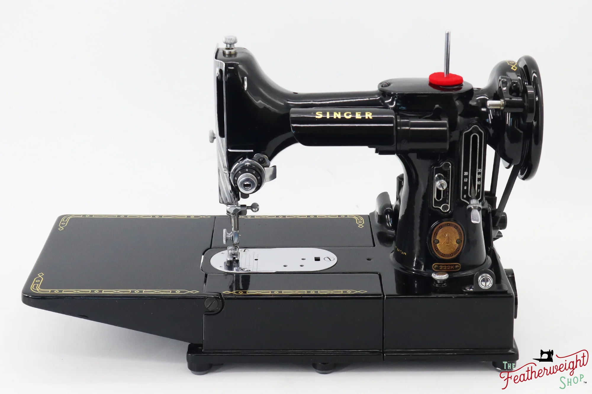 Singer Featherweight 222K Sewing Machine - EK3267**, 1955 - Image 3