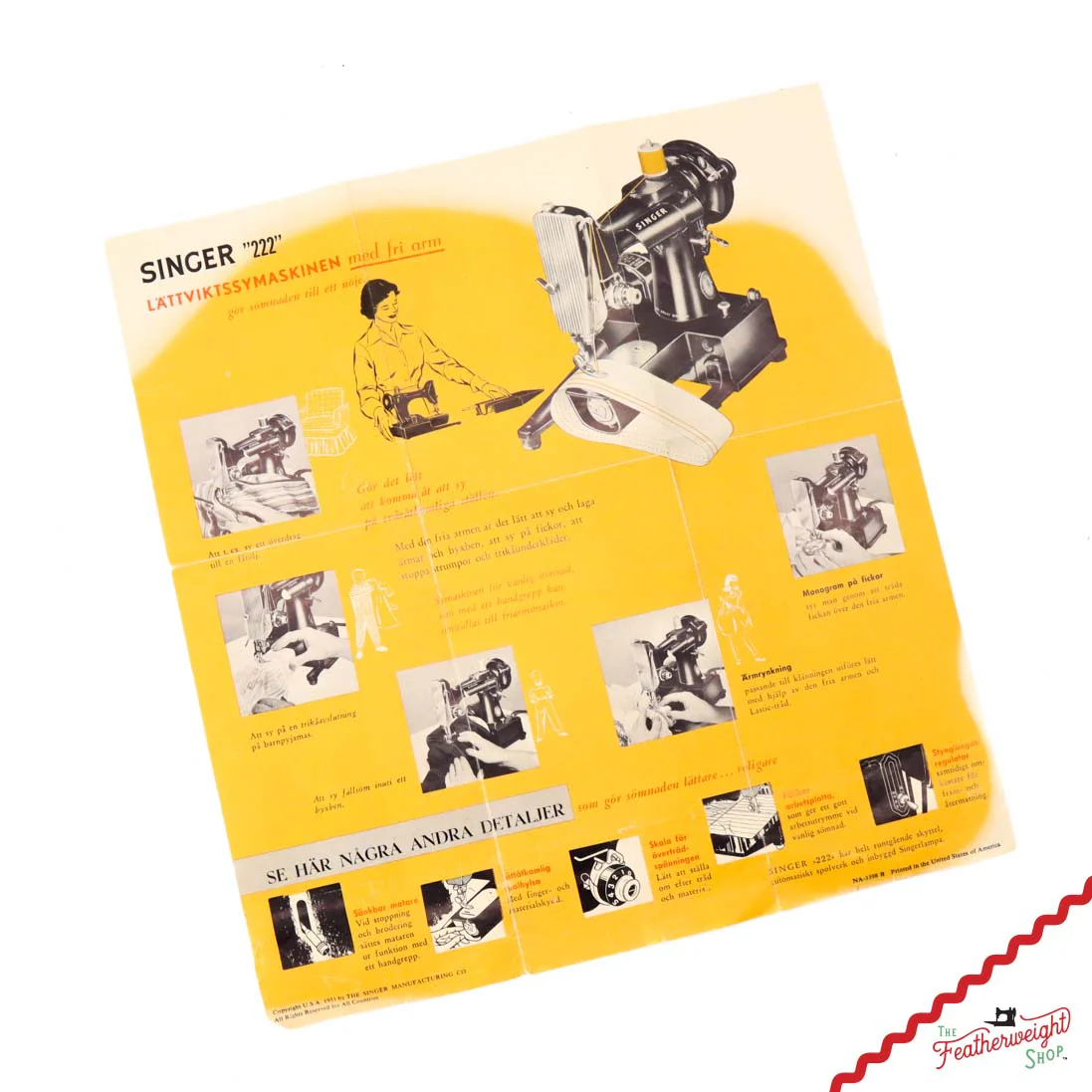Singer Featherweight 222K Sewing Machine - EK32772*, 1955 - Image 19