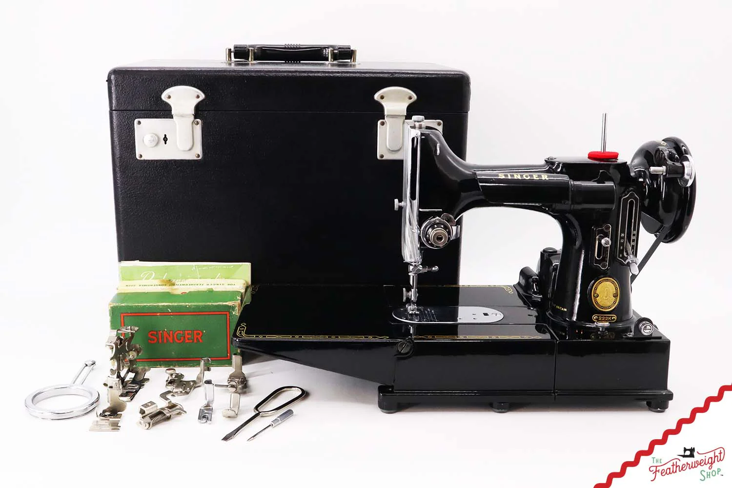 Singer Featherweight 222K Sewing Machine - EK32772*, 1955 - Image 2