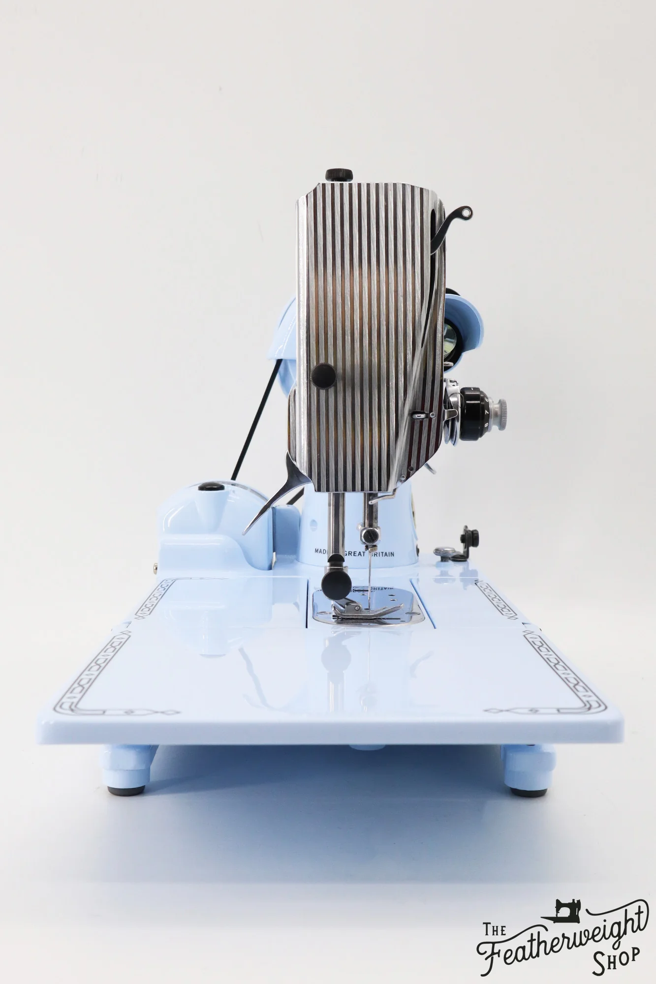 Singer Featherweight 222K Sewing Machine EK328*** - Fully Restored in 'Cinderella Blue' - Image 6