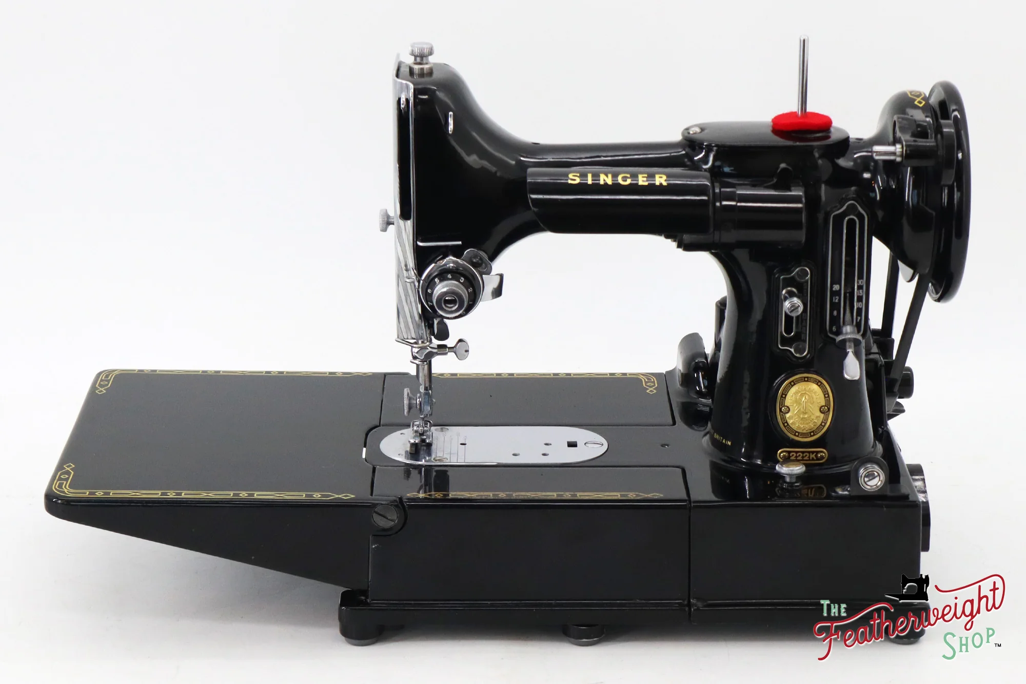 Singer Featherweight 222K Sewing Machine - EK3281**, 1955 - Image 3