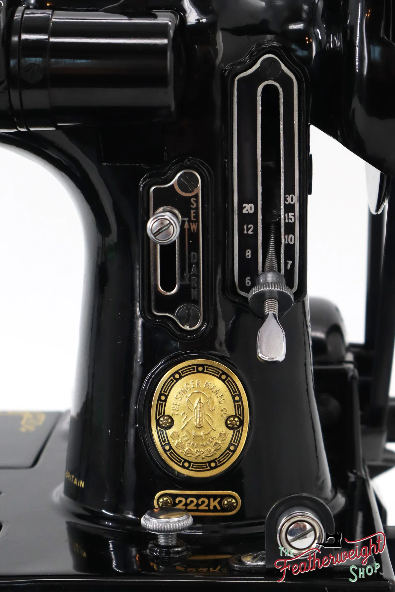 Singer Featherweight 222K Sewing Machine - EK3281**, 1955 - Image 9
