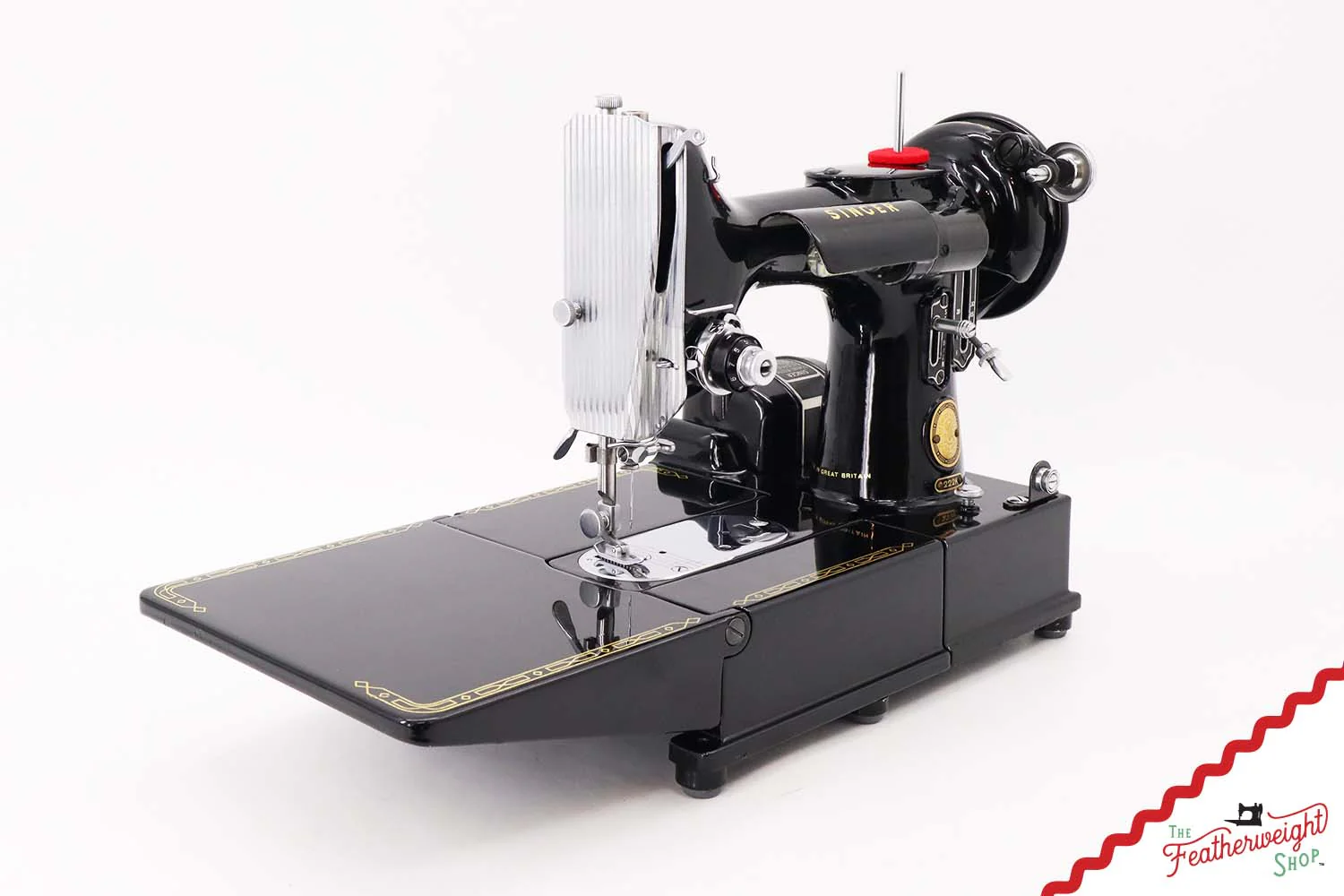Singer Featherweight 222K Sewing Machine - EK32827*, 1955 - Image 3