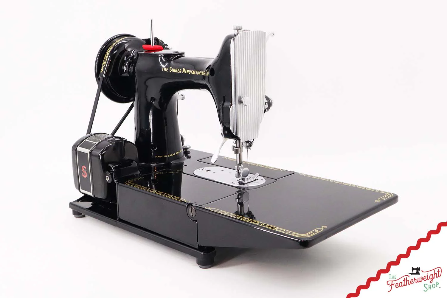 Singer Featherweight 222K Sewing Machine - EK32827*, 1955 - Image 4