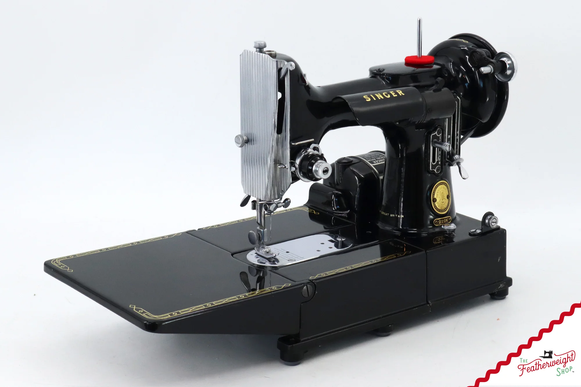 Singer Featherweight 222K Sewing Machine - EK3287**, 1955 - Image 4