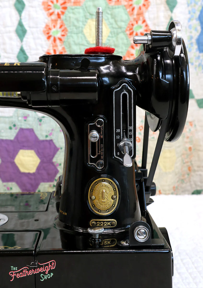 Singer Featherweight 222K Sewing Machine EK6285** ORIGINAL CARDBOARD BOX Included - Image 23
