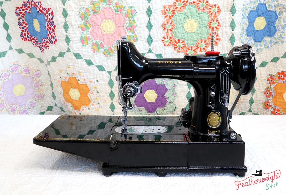 Singer Featherweight 222K Sewing Machine EK6285** ORIGINAL CARDBOARD BOX Included - Image 5