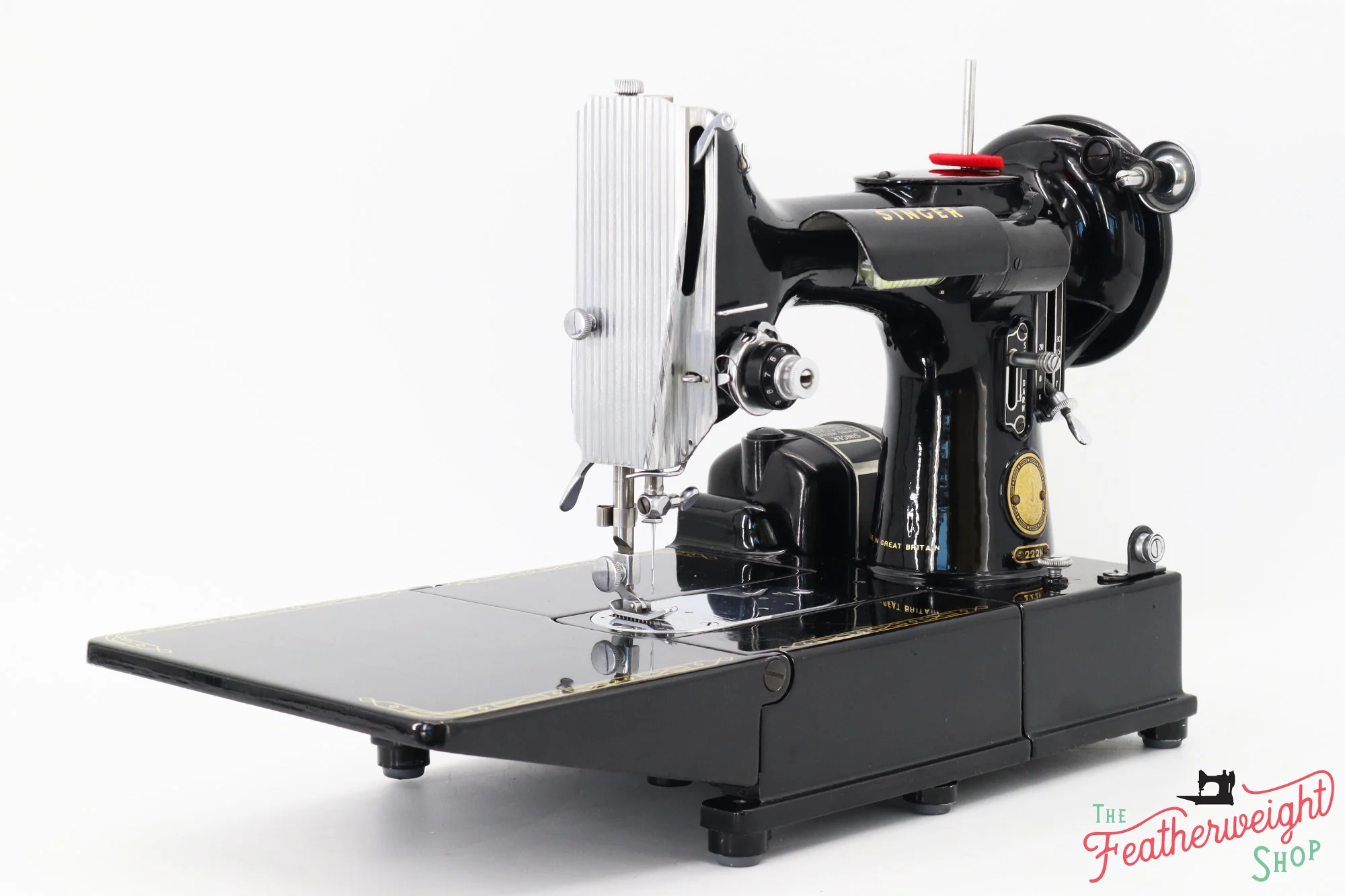 Singer Featherweight 222K Sewing Machine - EK6313** - 1955 - Image 3