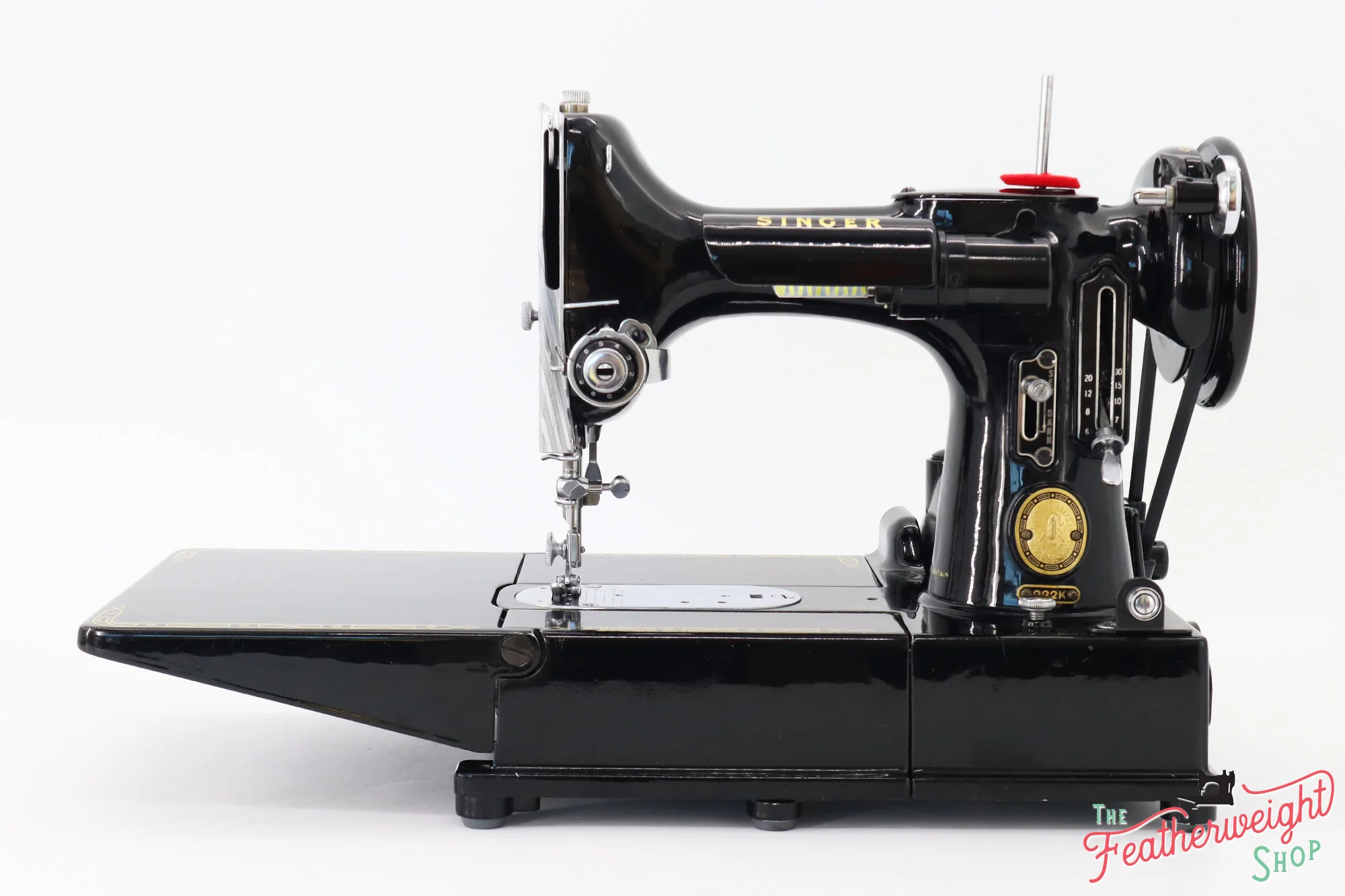Singer Featherweight 222K Sewing Machine - EK6313** - 1955 - Image 4